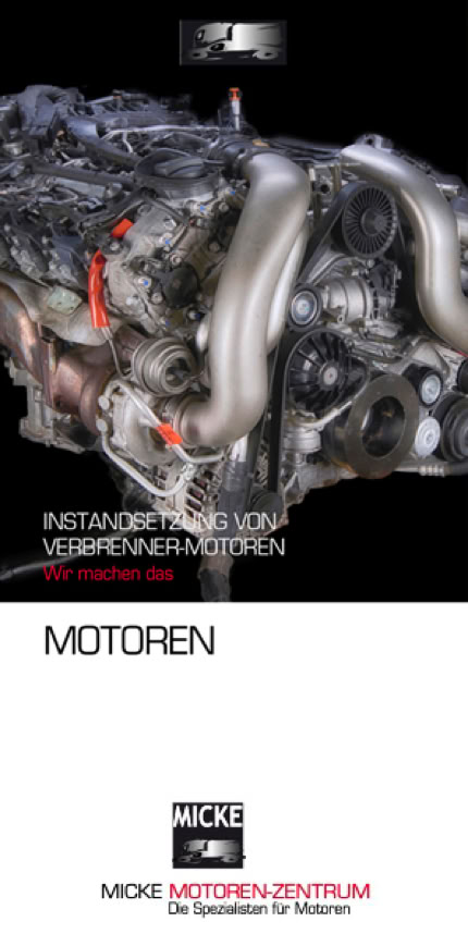 Faszination pur für Klassische Automobile. Die Liebe zur Automechanik zeigt sich im MICKE MOTO- REN-ZENTRUM in Bochum. Jahrzehntelange Kompetenz im Bereich der Motorentechnologie verbindet sich mit spe- ziellen Kenntnisse „mechanischer” Motoren und fachliche Wissen.