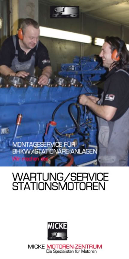 Das MICKE MOTOREN-ZENTRUM bietet ein breit gefächertes Leistungsspektrum mechanischer Bearbeitung für die Motoren- und Komponenten-Instandsetzung an Blockheizkraftwerken - über RAL-Motoren, Teilinstandsetzung oder ganz individuell nach Kundenwunsch